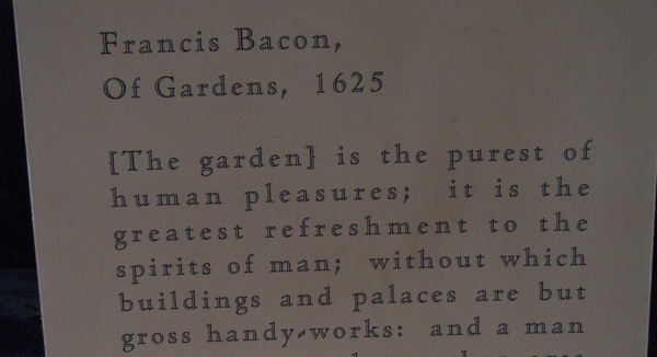 francis bacon essay on gardens